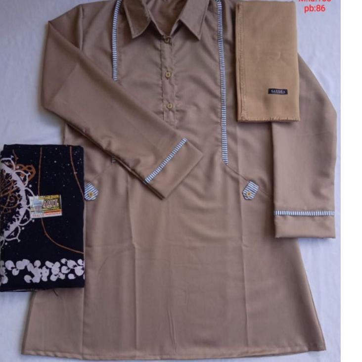 Lagi Tren.. SATU PAKET SETELAN SANTRIWATI SERAGAM SANTRIWATI BAJU SANTRI PUTRI