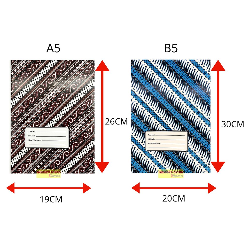 

SAMPUL BUKU BATIK A5/B5 报纸书