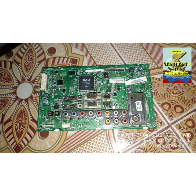 MB MAINBOARD MOTHERBOARD MESIN MOBO MODUL TV LCD LG 32LH20R-TA 32LH 32LH20R