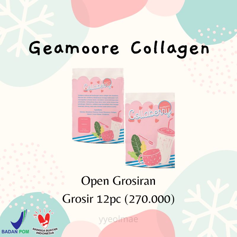 

-yyeol- GEAMOORE COLLAGEN DRINK BPOM 55GR