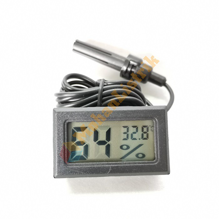 Thermometer Hygrometer Kelembapan Suhu LCD Probe