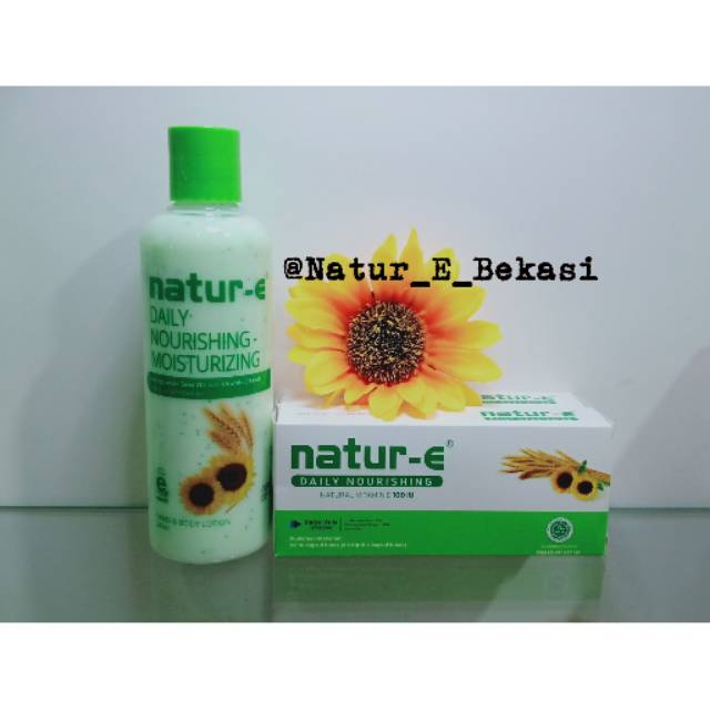 Paket Natur-e Soft Capsule 100IU 16kapsul dan HBl hijau 245ml