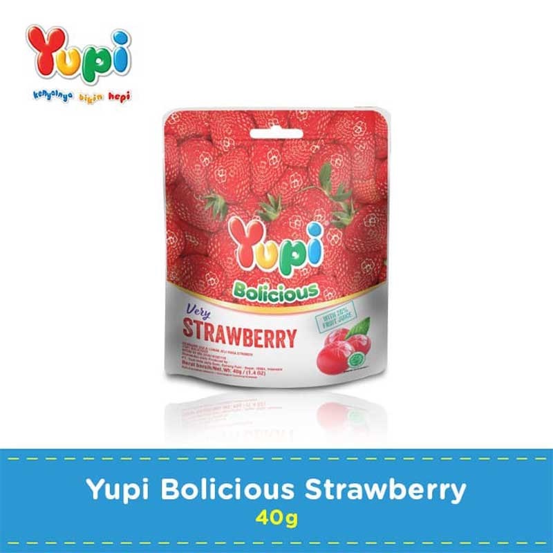 

Yupi Gummy Candies Bolicious Strawberry 40 g