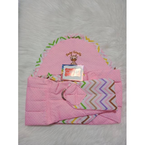 Gendongan Bayi Samping Topi Boneka / Gendong Damar Samping Hoodie - DG007