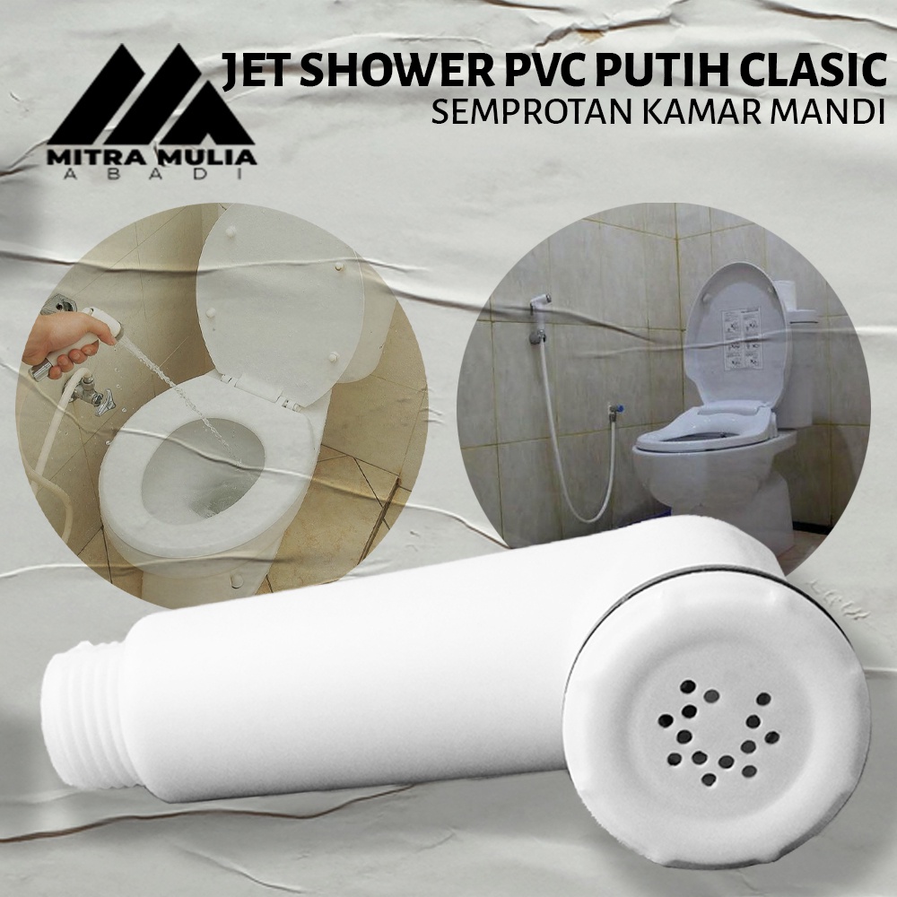 Jet Shower Classic l Cebok l Semprotan Kamar Mandi l Kran Hand - Handle Biasa