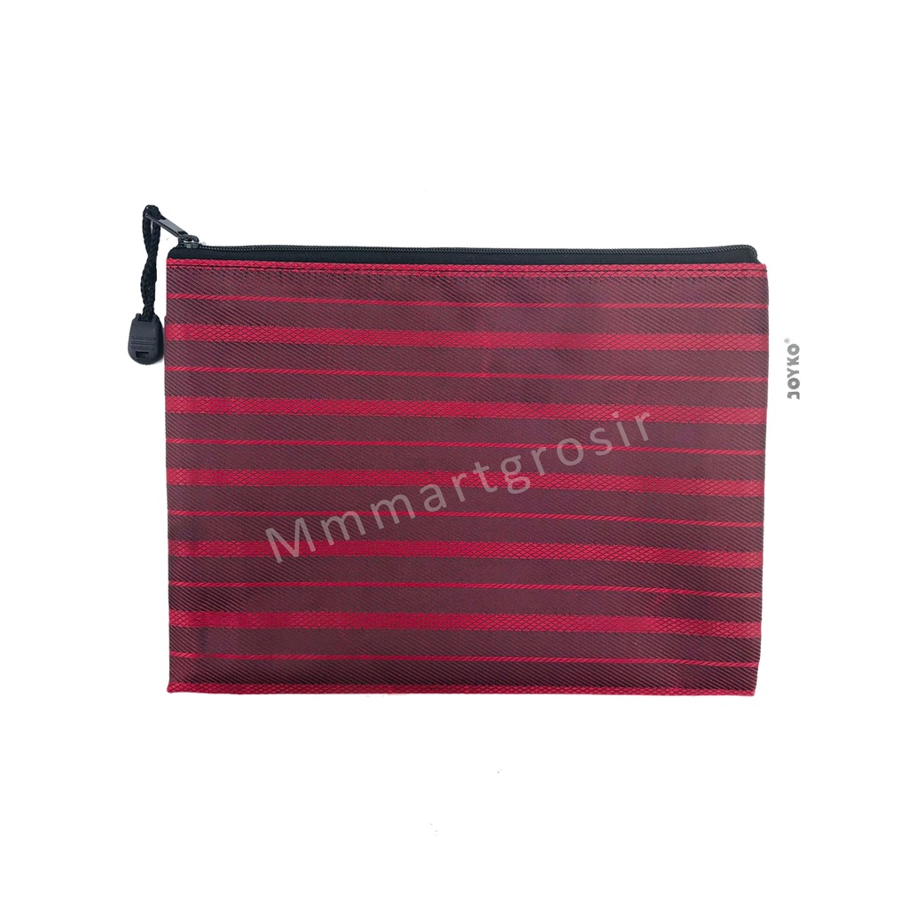 Joyko / Doc Bag Motif Salur / Tas Map Rasleting / DCB-38A5