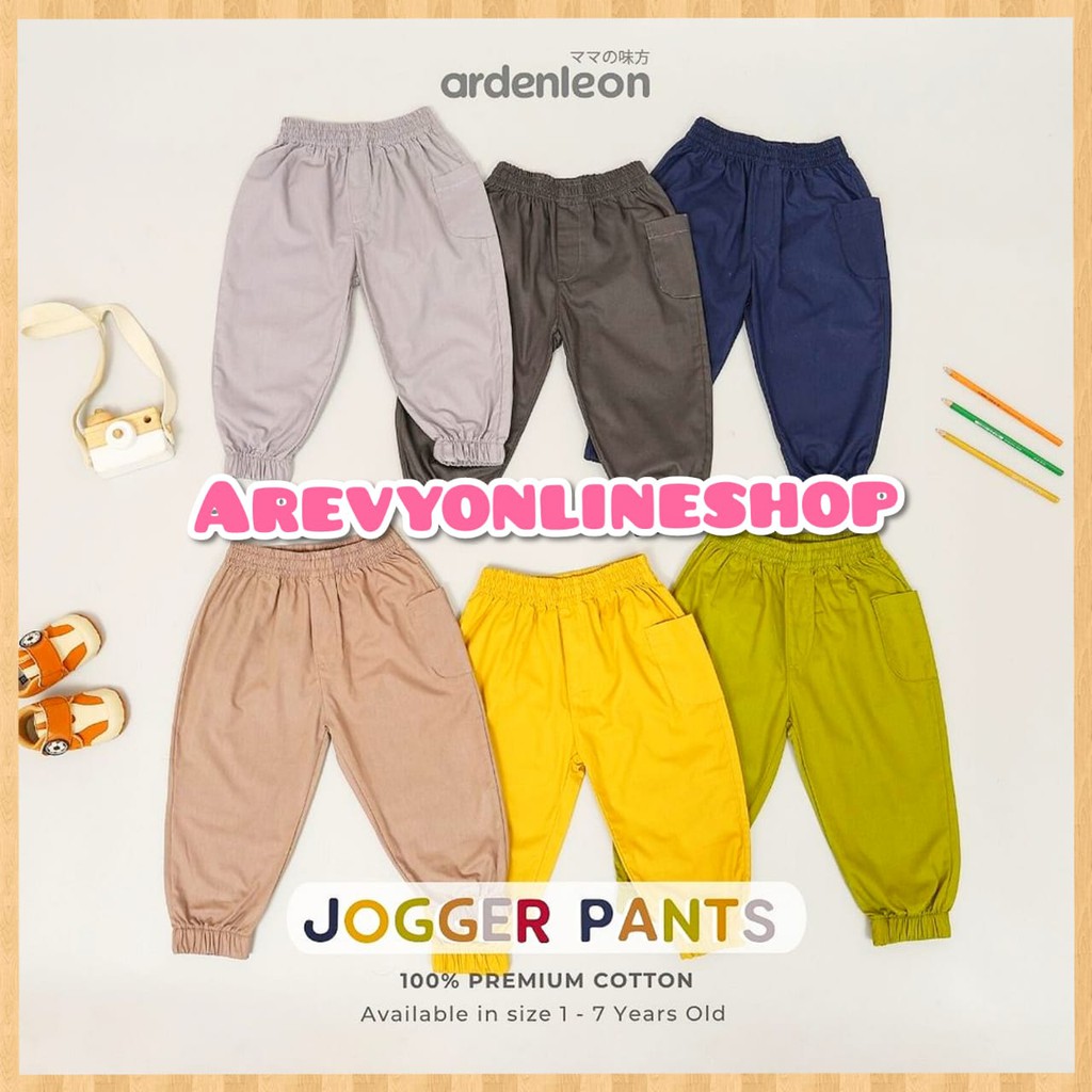 ARDENLEON Casual Jogger Pants Celana Panjang Bayi Celana Anak 1-7 Tahun