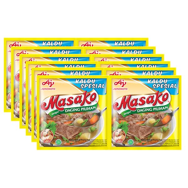 Paket Masako Sapi 12's x 9gr x 2pcs