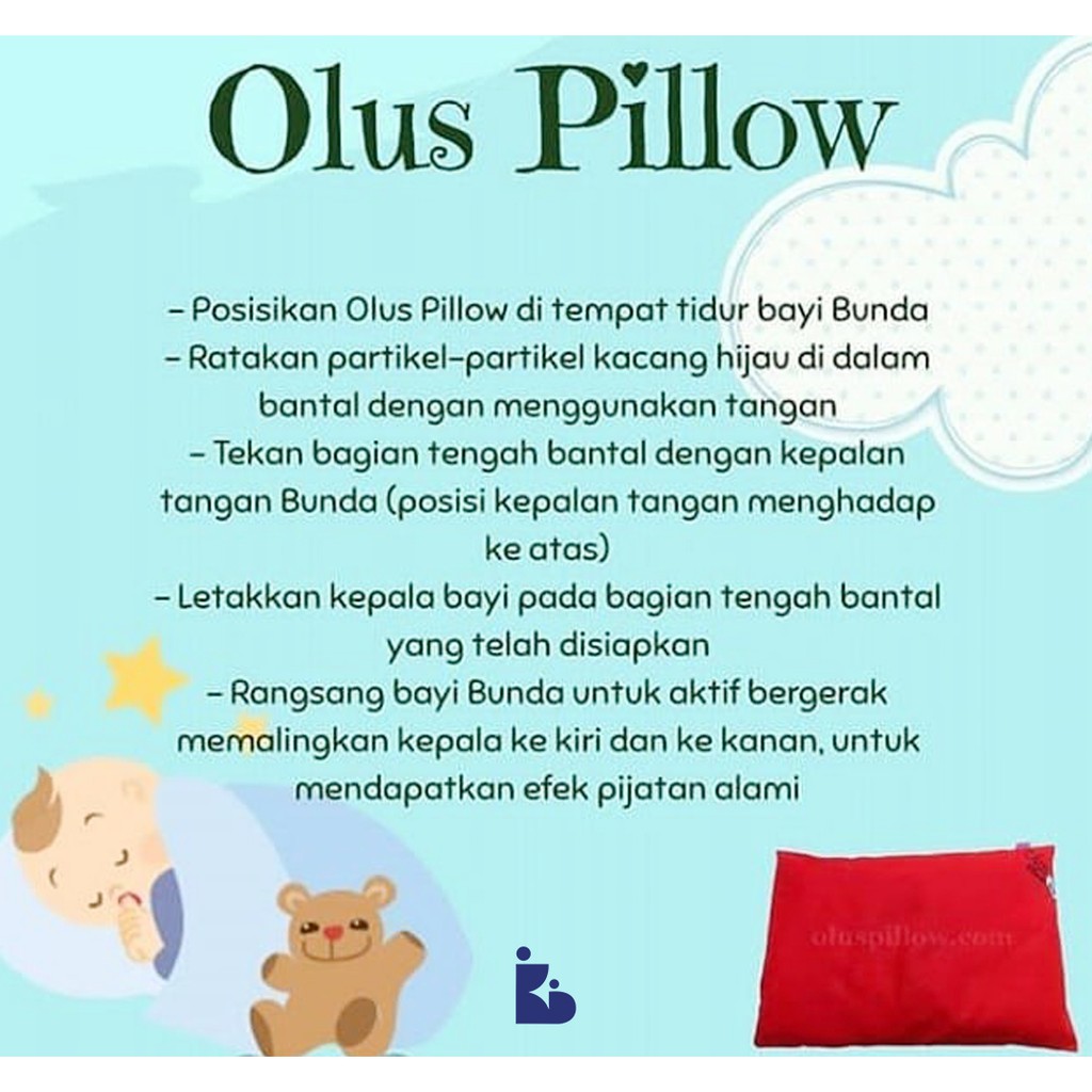 Olus Pillow Bantal Kesehatan Bayi Anti Peyang