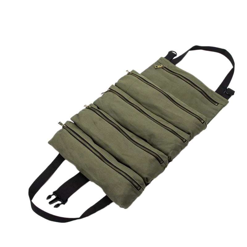 Tas Perkakas Serbaguna Roll Pouch Tool Bag - ISY01 - Army Green