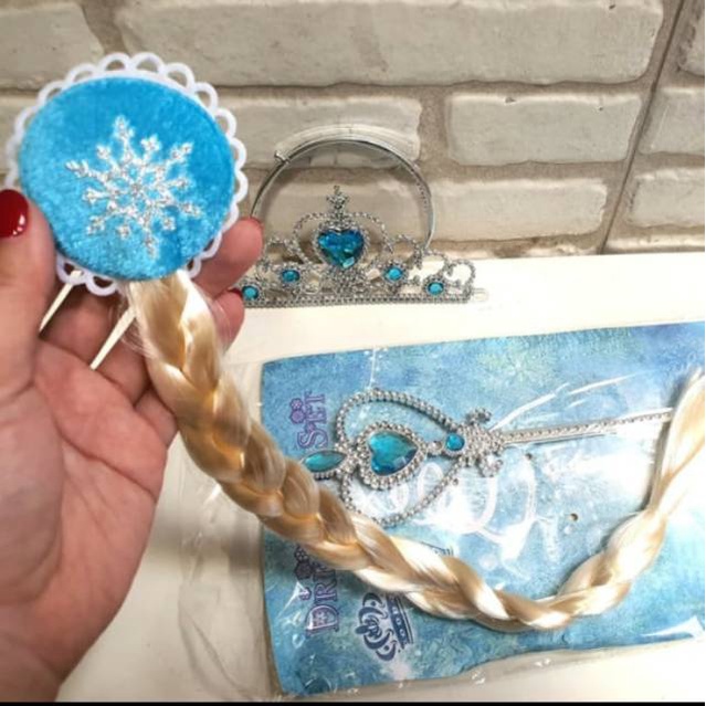 Rambut Mahkota Crown Elsa Kostum Frozen 2 Hadiah Kado Ultah Anak Murah