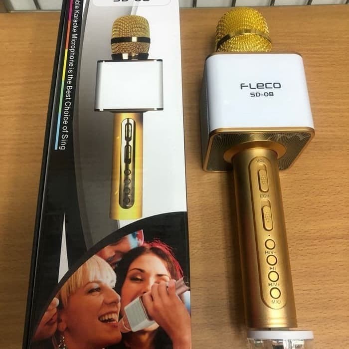 Microphone FLECO Karaoke Bluetooth SD-08