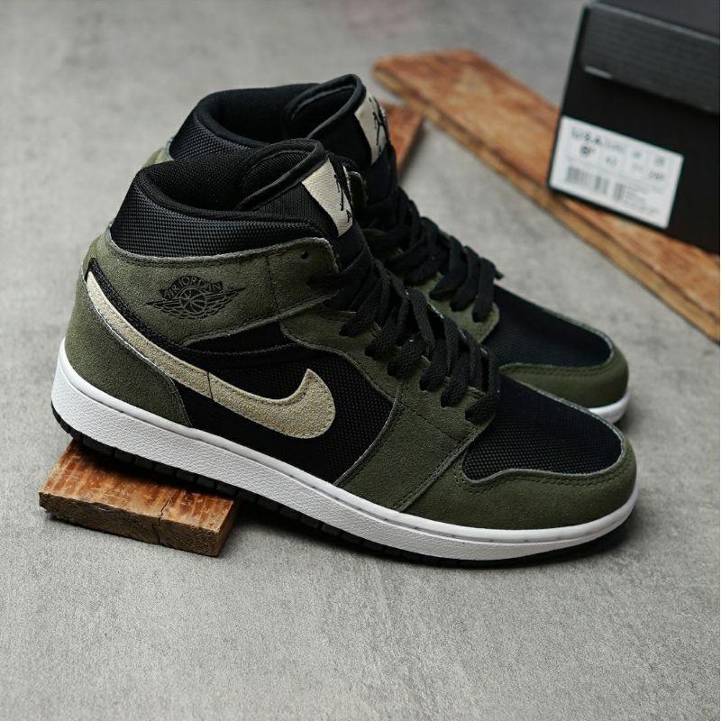 air jordan 1 mid olive womens