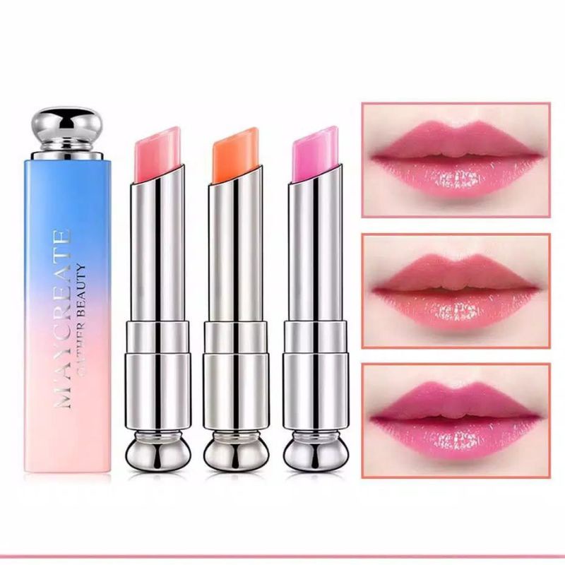 PROMO!! LIPSTIK KOREA / LIPSTICK VIRAL MOISTURIZING / PELEMBAB BIBIR NATURAL COLOR CHANGING