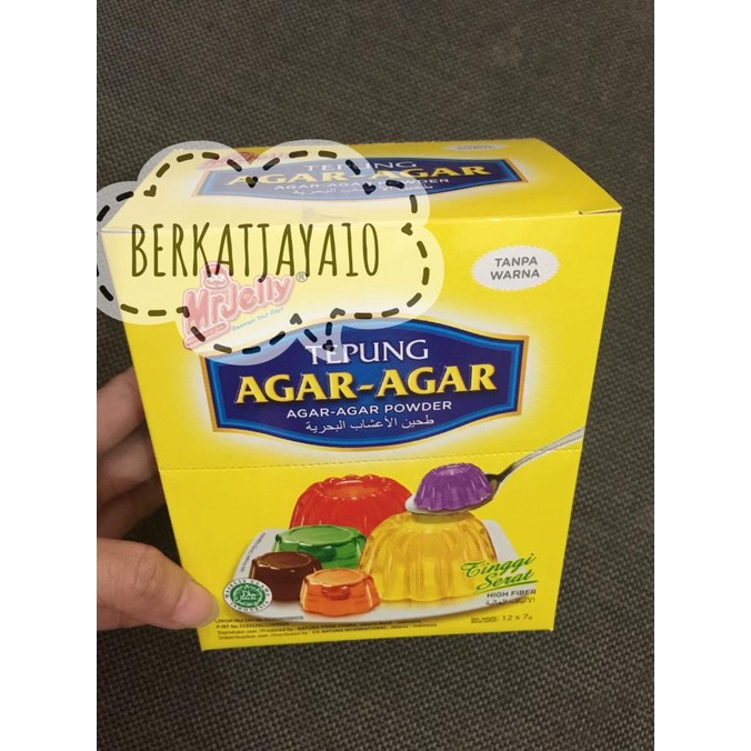 

>>>>>] Mr Jelly Serbuk Agar Agar Powder 1 dus isi 12x7 gram