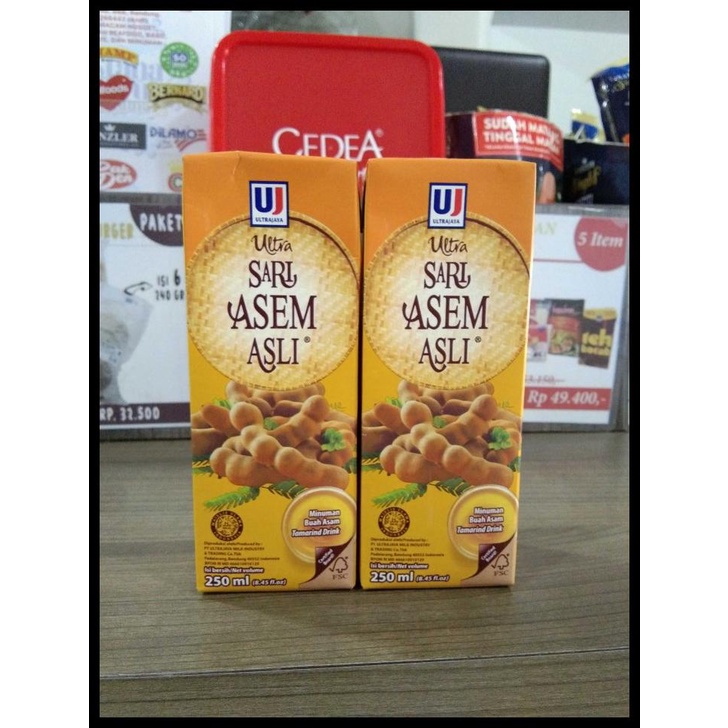 

DISKON TERBATAS !!! ULTRA SARI ASEM 250ML 1KARTON (24 PCS) TERLARIS