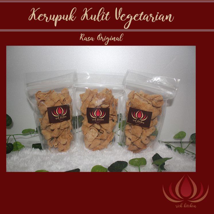 

11.11STOK READY Kerupuk Kulit Vegetarian rasa original
