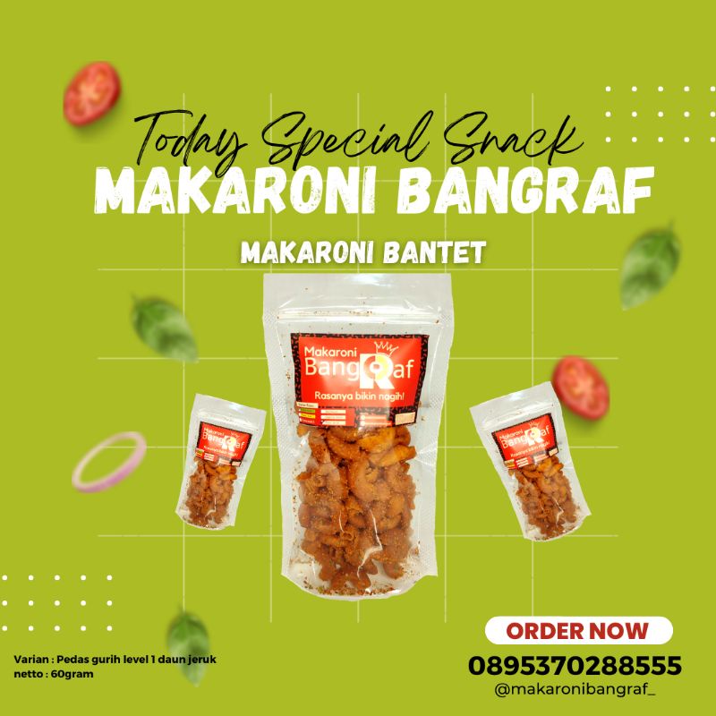 

[TERMURAH] Makaroni Bantet Premium Bangraf Enak Murah - Khas Pasuruan