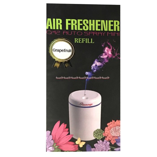 Flamingo 60ml Air Freshener Auto Spray Mini Jasmine Refill Pengharum Pewangi Mobil Isi Ulang Otomatis Spray Refil 60 ml