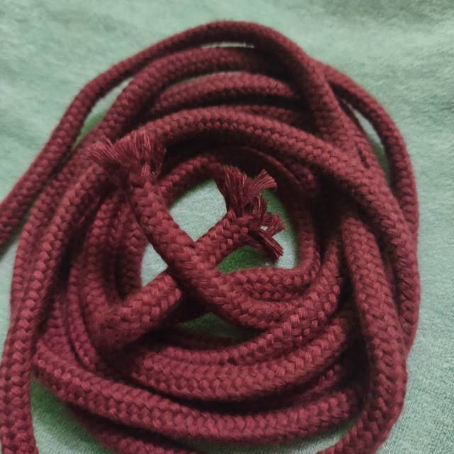 Tali kur katun 7 mm warna maroon