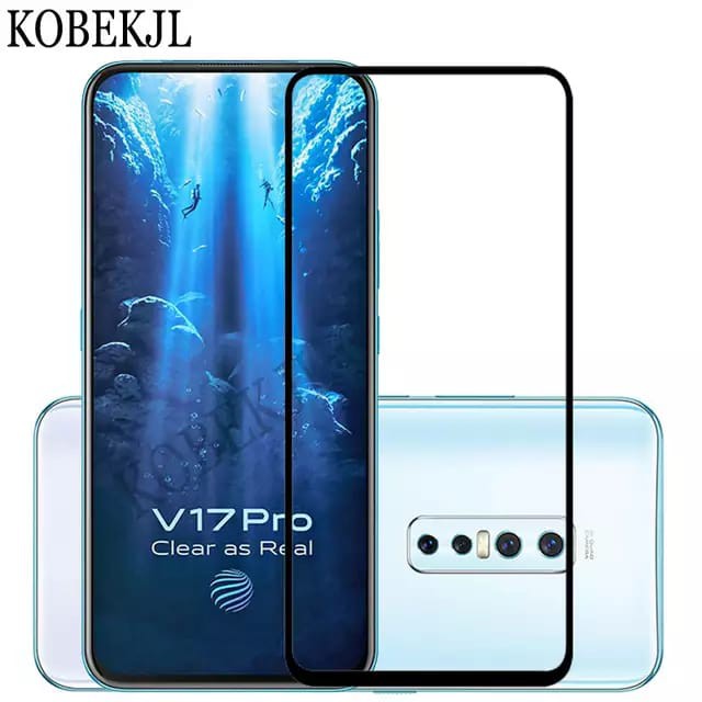 Vivo V17 Pro Tempered Glass 5D Full Cover Full Lem