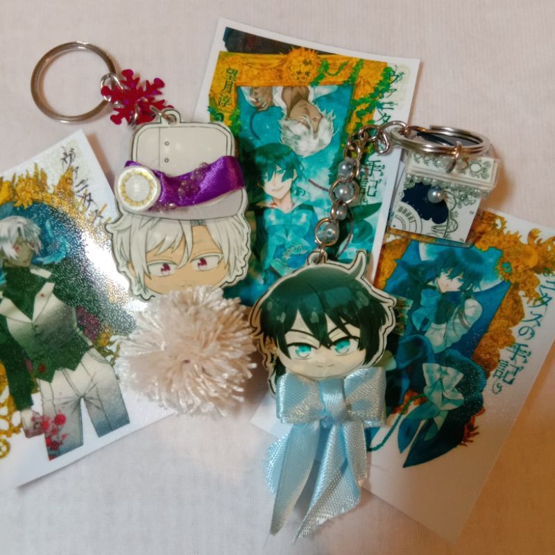 Vanitas no Carte Keychain The Case Study of Vanitas Ganci Gantungan Kunci Noe Anime