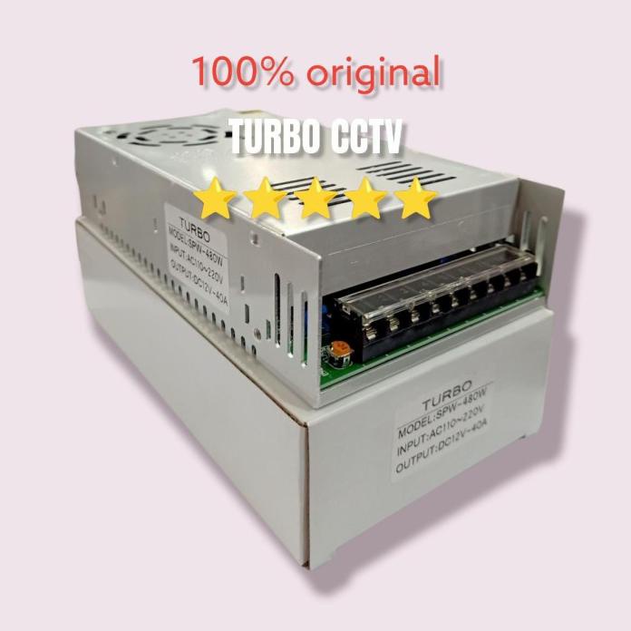 Power Supply 12V 40A Switching Trafo Jaring 12 Volt 40A Murni Hot R34A
