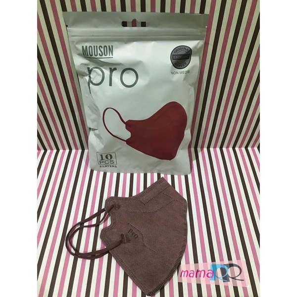 Masker Mouson Pro KN95 warna Pink Lady