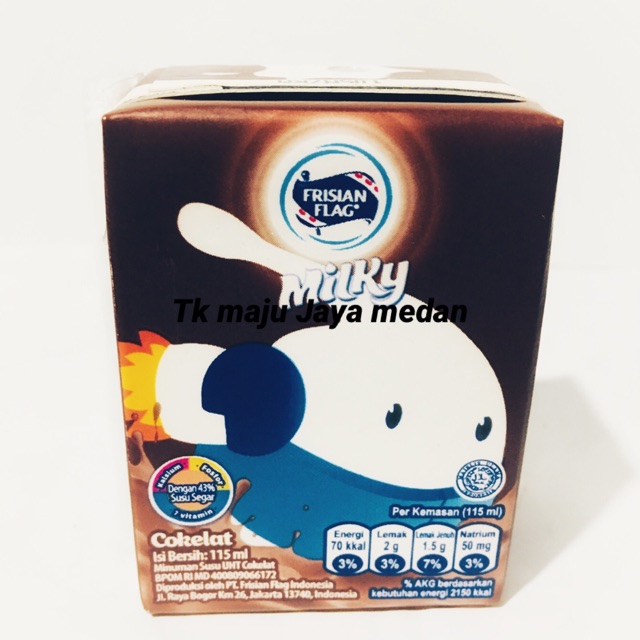 

Susu UHT Milky Bendera Coklat 115ml Medan