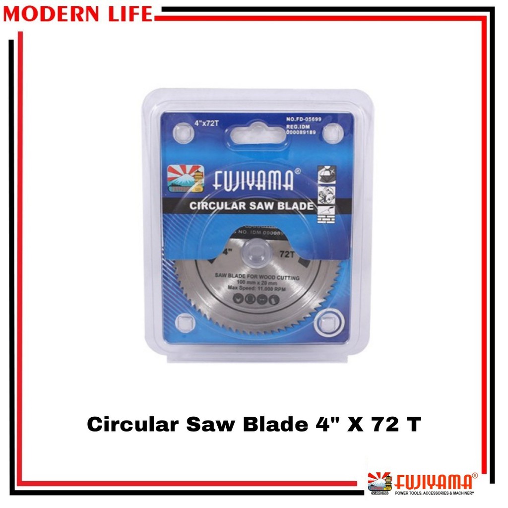 TERLARIS MULTI CUTTER FUJIYAMA TCT SAWBLADE - SAW BLADE 4 INCH