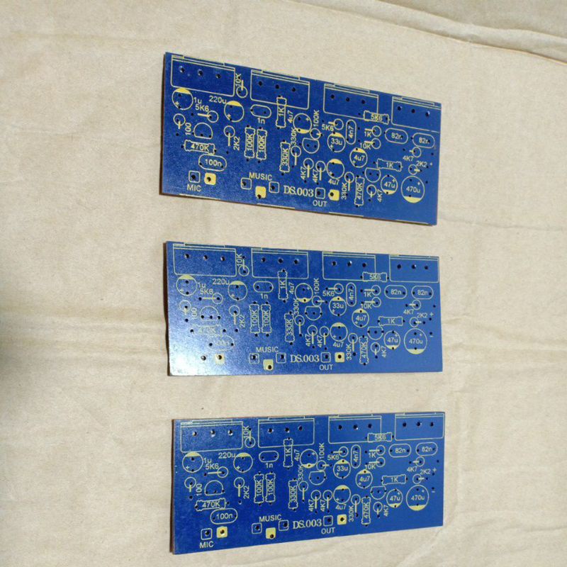 PCB tone control mono 007+ mic 1TR