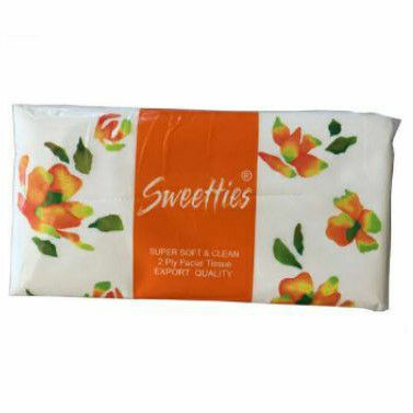 TISSUE SWEETTIES FACIAL 250 SHEET / 2 PLY / TISU