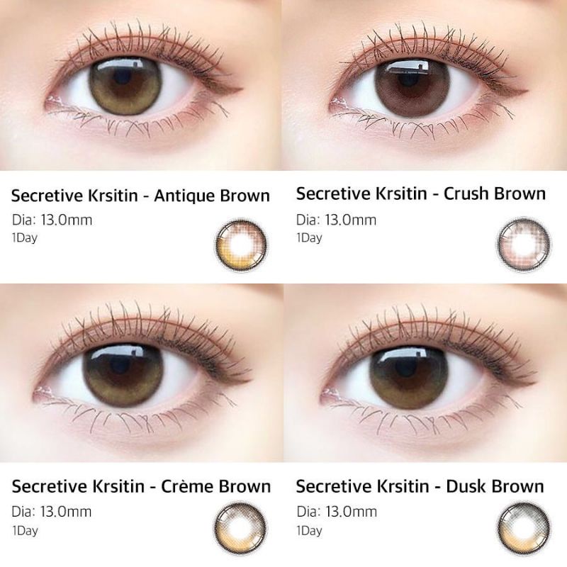 [Hapa Kristin] Secretive Kristin Softlens Natural Daily Lens