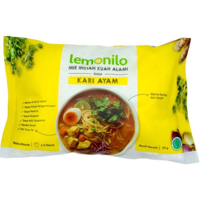 Lemonilo Mi Instan Ayam Bawang 70 Gram