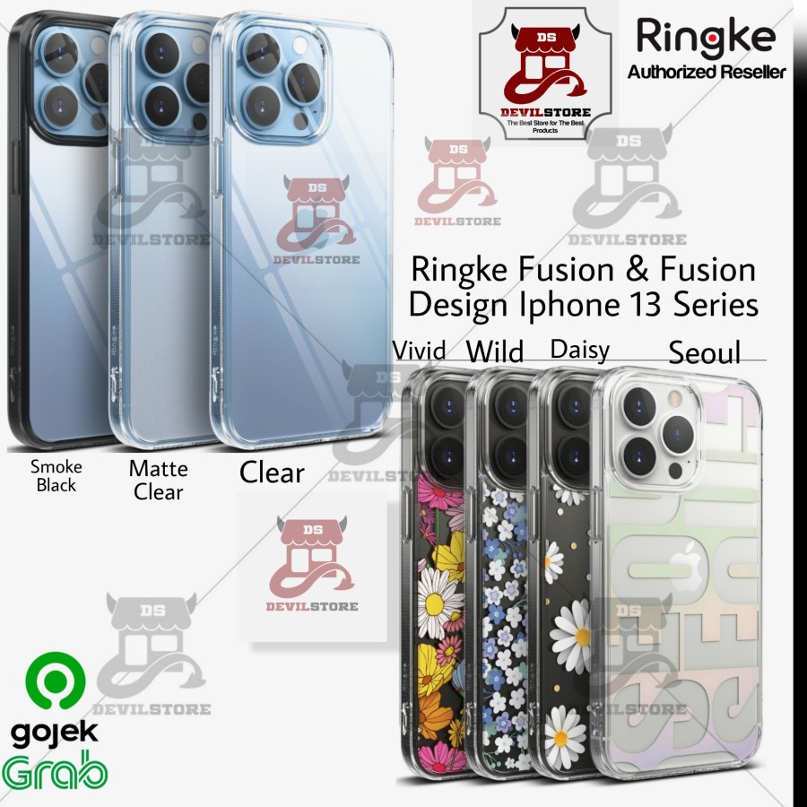 Ringke Fusion Case Iphone 13 Pro Max 13 Pro Casing Iphone 13 Mini Ori