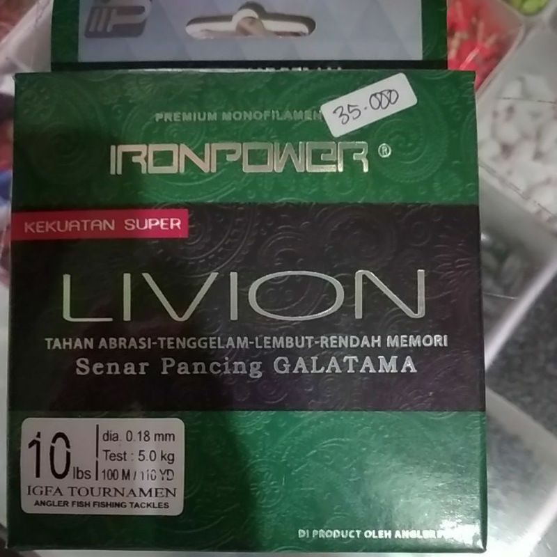 senar iron power LIVION monofilamen