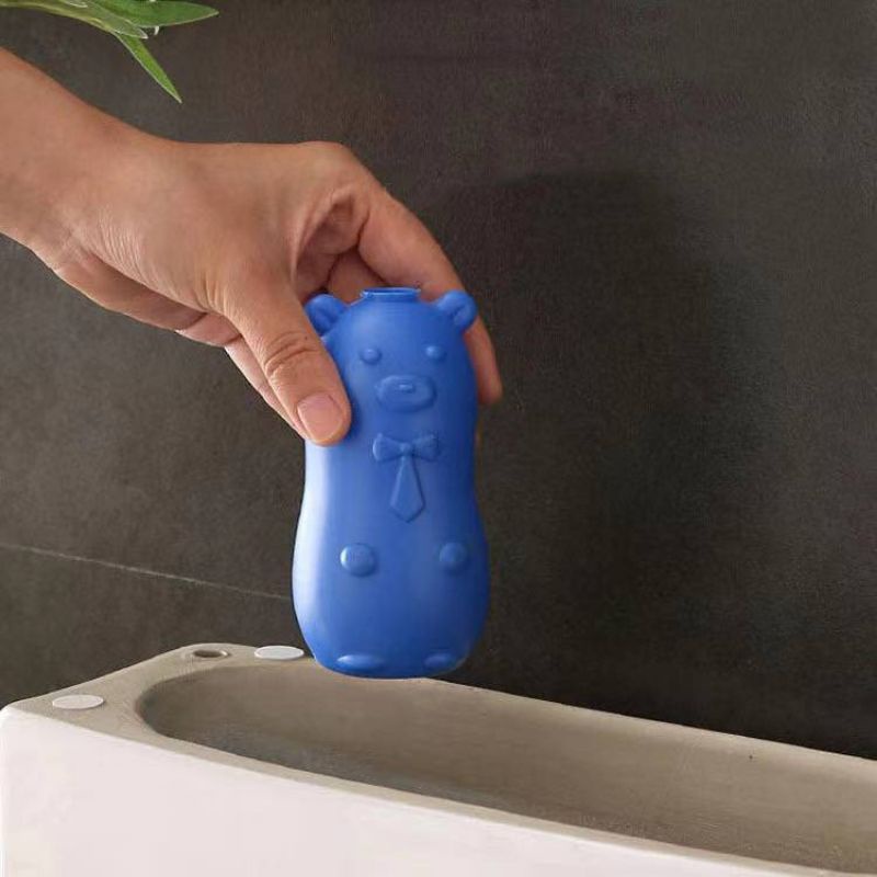 PL Cairan Pembersih Penyegar Kloset Toilet Beruang Flush WC Disinfektan Warna Biru Kuman dan Bakteri Tahan 60 Hari