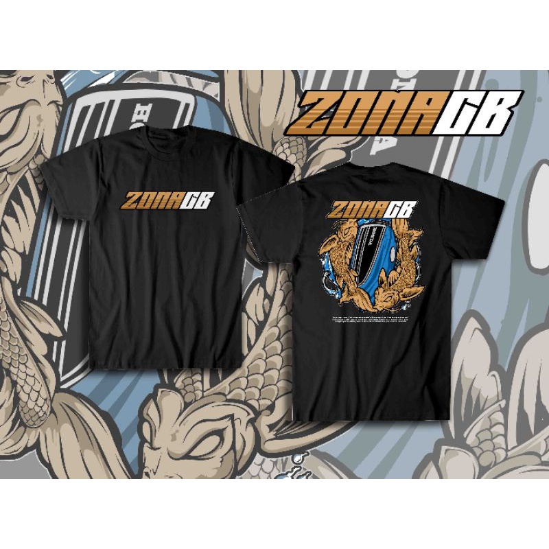 kaos zona cb original desain ikan / kaos cb racing Indonesia