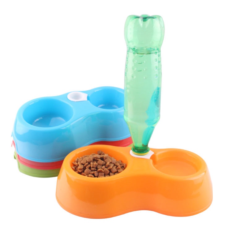 Tempat makan minum kucing anjing Dispenser auto water GANTUNG Impor (tidak termasuk botol) Tempat Pakan dan Minum Hewan Kucing Anjing Dobel Botol Tipe Small / Pet Bowl Kucing TEMPAT MAKAN MINUM KUCING ANJING OTOMATIS MANGKOK BOTOL