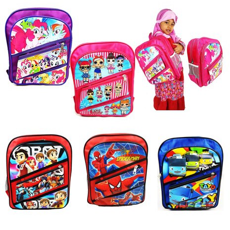 Tas Ransel Anak TK PAUD Backpack Punggung Anak Cwok Cwek MIRING Murmer Lucu