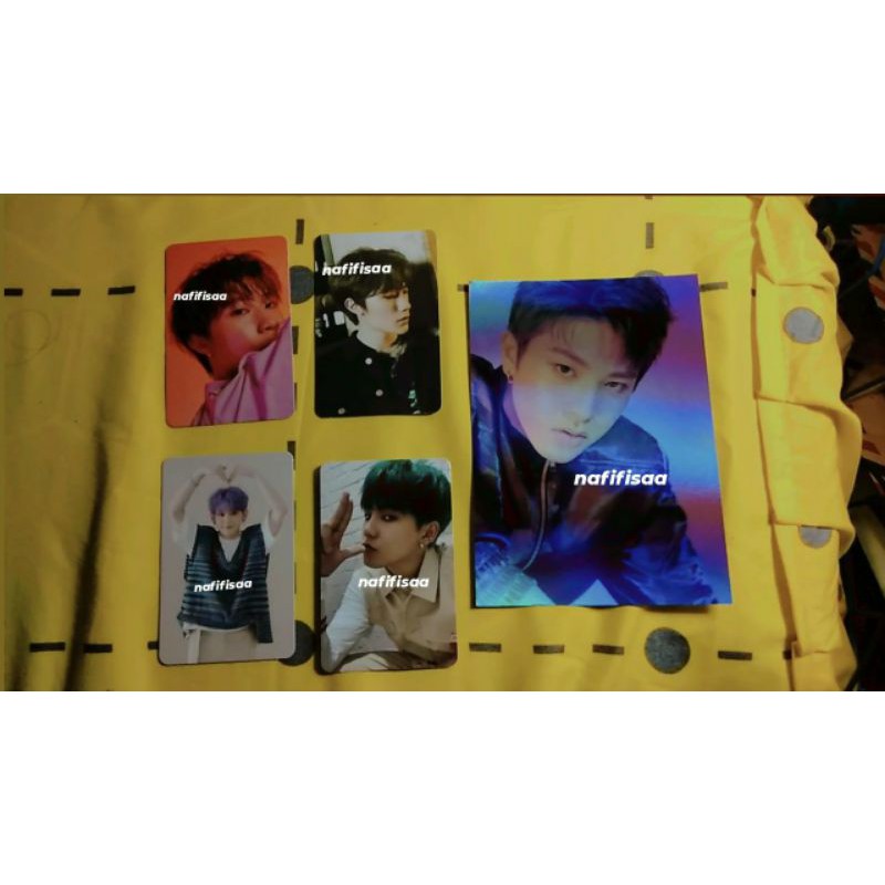 postcard photocard pc treasure chapter 1 black version yedam junghwan mashiho hyunsuk