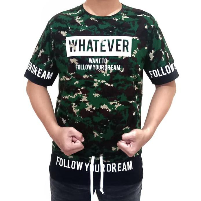 Baju Kaos Raglan Reglan Army Doreng Camo Tentara Loreng Bape Shark High Quality
