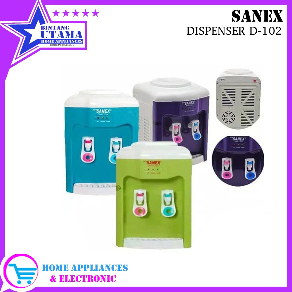 (COD) DISPENSER SANEX D 102 / D102 / D-102 [HOT AND WARM] (GARANSI RESMI) RANDOM