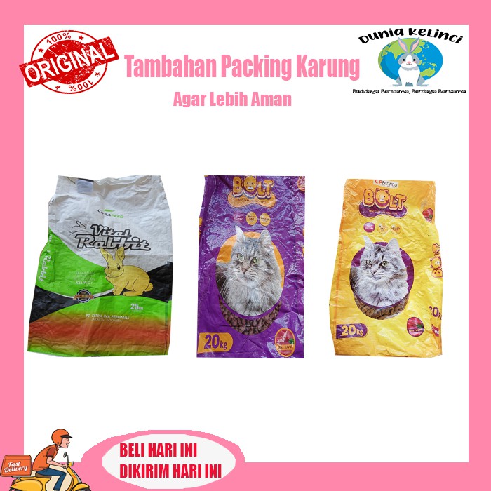 TAMBAHAN PACKING KARUNG AGAR LEBIH AMAN