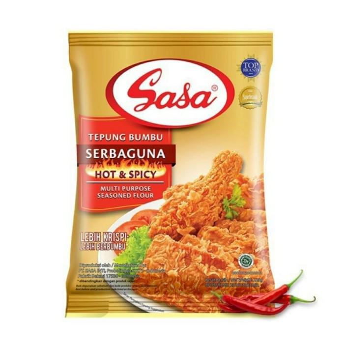 

NEW SASA TEPUNG BUMBU SERBAGUNA HOT & SPICY 225 GRAM