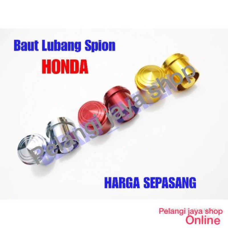 tutup baut lubang spion PCX-ADV-Yamaha X-MAX 250 dll khusus honda