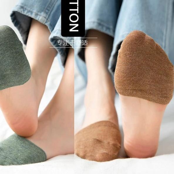 ✷ CANDY Cotton Slip On Socks Forefoot Half Socks Kaos Kaki Invisible ♨