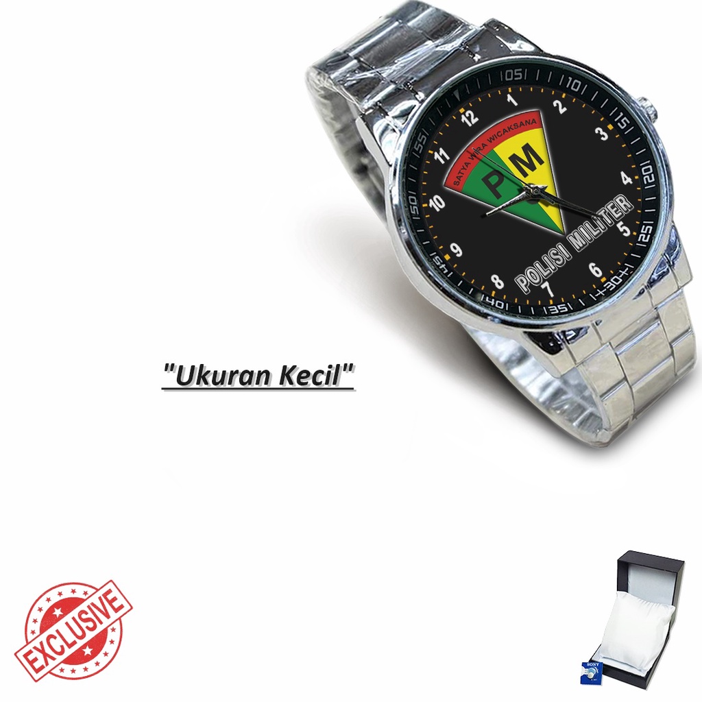 Jam Tangan Rantai Couple POLISI MILITER P.M 02 (Limited Edition)