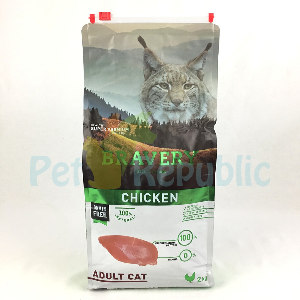 

Makanan Kucing BRAVERY Adult Cat Chicken 2kg