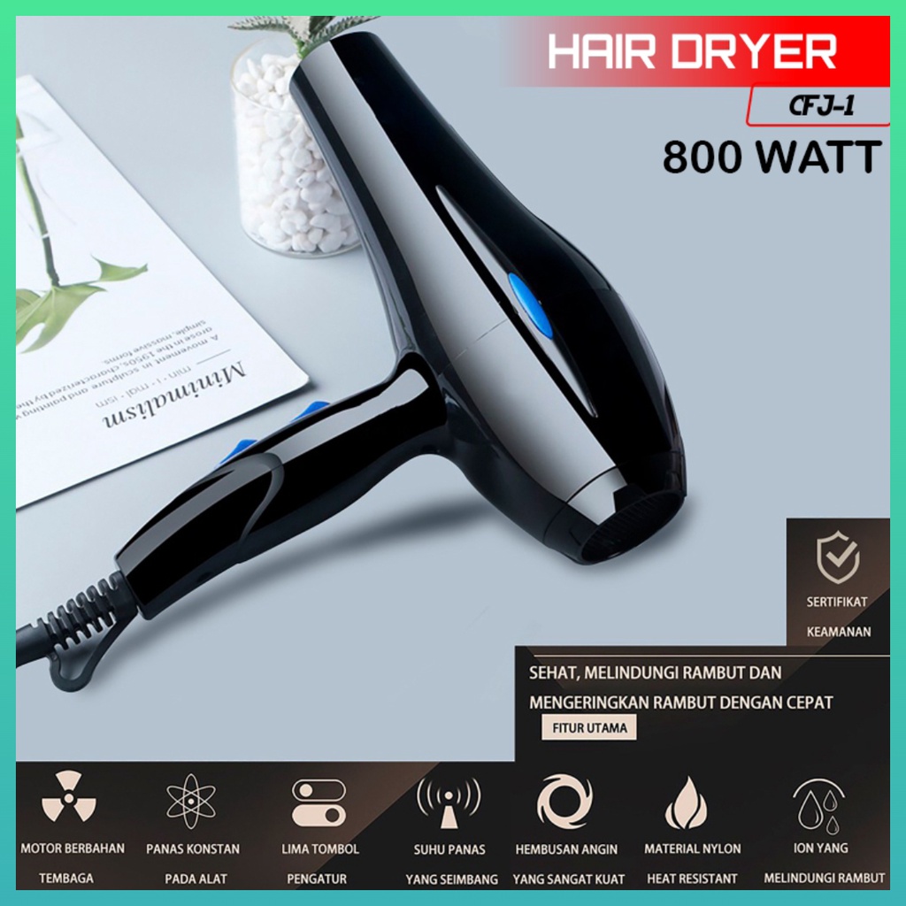 Termurah Hair Dryer Pengering Rambut Multifungsi High Quality CFJ-1 &amp; CFJ-2 Worldhome66